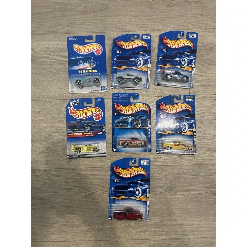 Hot Wheels Lot Of 7 Different Trucks Diecast 1:64 NIB